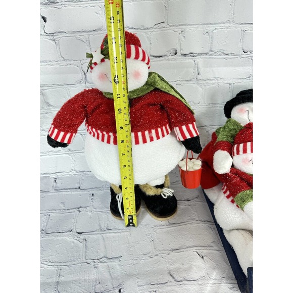 Flowers Inc Balloons 16” Tall & Fat Snowman Family Mr Mrs & Kids High Quality! - Picture 6 of 12